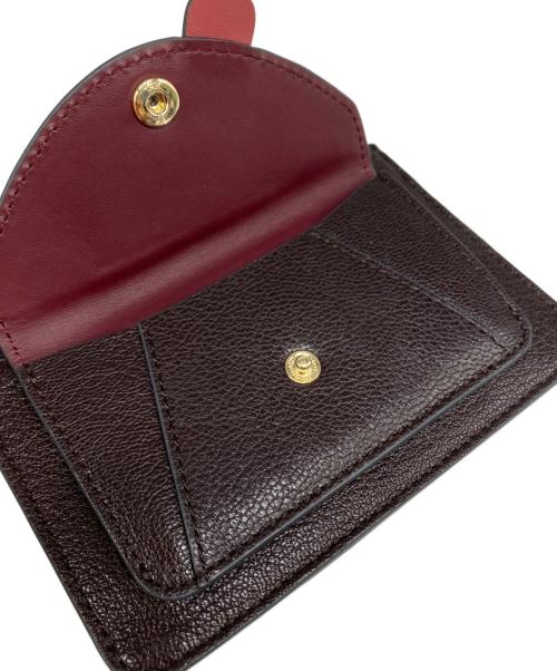 ANYA HINDMARCH（アニヤ・ハインドマーチ）ANYA HINDMARCH (アニヤ・ハインドマーチ) カードケース/ENVELOPE ZIP CARD CASE ZANY ブラウンの古着・服飾アイテム