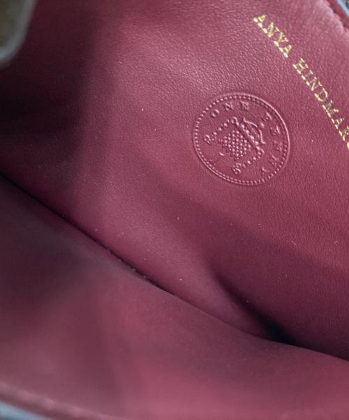 ANYA HINDMARCH（アニヤ・ハインドマーチ）ANYA HINDMARCH (アニヤ・ハインドマーチ) カードケース/ENVELOPE ZIP CARD CASE ZANY ブラウンの古着・服飾アイテム