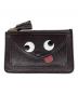 ANYA HINDMARCH（アニヤ・ハインドマーチ）の古着「カードケース/ENVELOPE ZIP CARD CASE ZANY」｜ブラウン