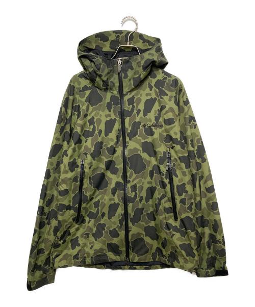 Columbia（コロンビア）Columbia (コロンビア) デクルーズサミットパターンド ジャケット グリーン サイズ:Lの古着・服飾アイテム