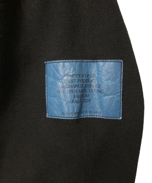 N.HOOLYWOOD（エヌ ハリウッド）N.HOOLYWOOD (エヌ ハリウッド) CREWNECK SWEARTSHIRT/クルーネックスウェット ブラック サイズ:38の古着・服飾アイテム