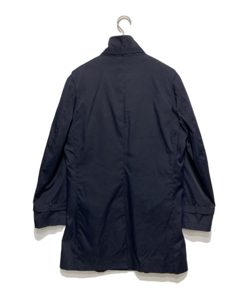 BARNEYS NEWYORK（バーニーズ・ニューヨーク）BARNEYS NEWYORK (バーニーズ・ニューヨーク) スタンドカラーコート ネイビー サイズ:48の古着・服飾アイテム