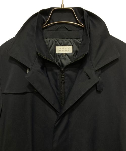 BARNEYS NEWYORK（バーニーズ・ニューヨーク）BARNEYS NEWYORK (バーニーズ・ニューヨーク) スタンドカラーコート ネイビー サイズ:48の古着・服飾アイテム