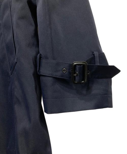 BARNEYS NEWYORK（バーニーズ・ニューヨーク）BARNEYS NEWYORK (バーニーズ・ニューヨーク) スタンドカラーコート ネイビー サイズ:48の古着・服飾アイテム