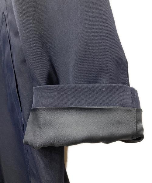 BARNEYS NEWYORK（バーニーズ・ニューヨーク）BARNEYS NEWYORK (バーニーズ・ニューヨーク) スタンドカラーコート ネイビー サイズ:48の古着・服飾アイテム