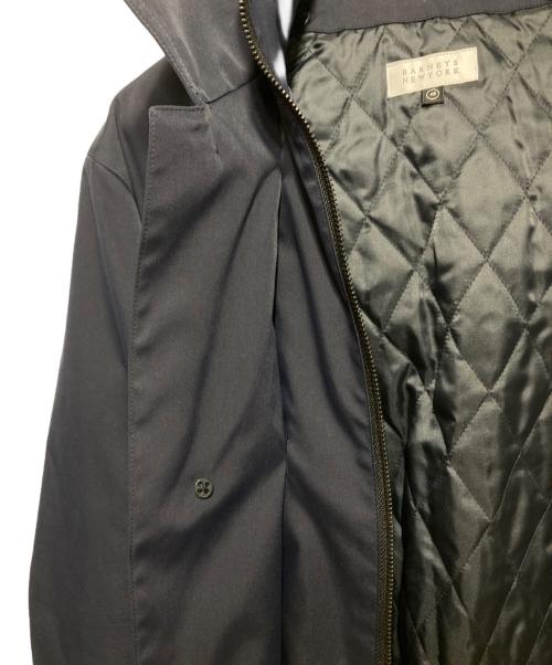 BARNEYS NEWYORK（バーニーズ・ニューヨーク）BARNEYS NEWYORK (バーニーズ・ニューヨーク) スタンドカラーコート ネイビー サイズ:48の古着・服飾アイテム