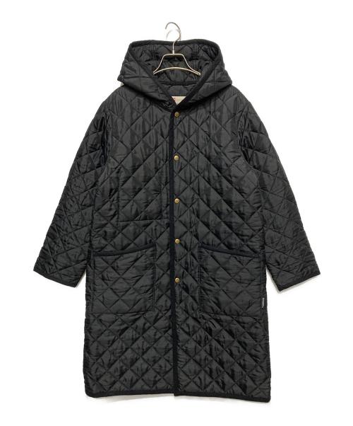 Traditional Weatherwear（トラディショナルウェザーウェア）Traditional Weatherwear (トラディショナルウェザーウェア) フーデッドキルティングコート ブラック サイズ:34の古着・服飾アイテム