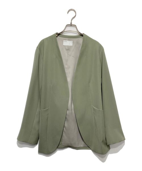 Noble（ノーブル）Noble (ノーブル) ベルテッドイージープレーンジャケット グリーン サイズ:38の古着・服飾アイテム