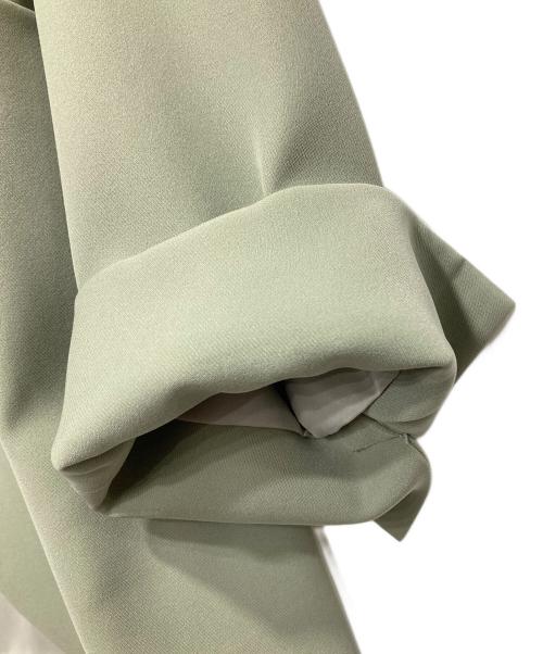 Noble（ノーブル）Noble (ノーブル) ベルテッドイージープレーンジャケット グリーン サイズ:38の古着・服飾アイテム
