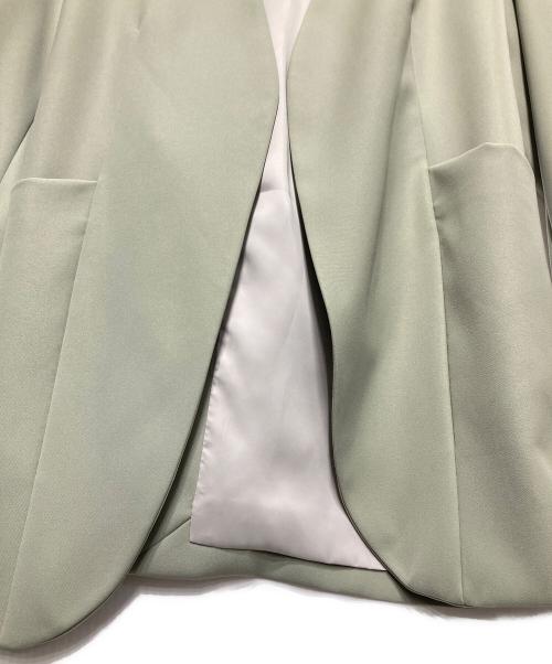 Noble（ノーブル）Noble (ノーブル) ベルテッドイージープレーンジャケット グリーン サイズ:38の古着・服飾アイテム