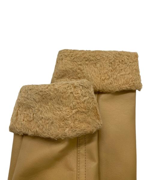 BURBERRY BLUE LABEL（バーバリーロンドンブルーレーベル）BURBERRY BLUE LABEL (バーバリーロンドンブルーレーベル) 内ノヴァレザージャケット ブラウン サイズ:38の古着・服飾アイテム