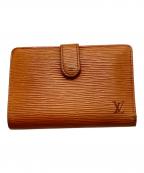 LOUIS VUITTONルイ ヴィトン）の古着「ポルトフォイユ・ヴィエノワ/がま口財布」｜ブラウン