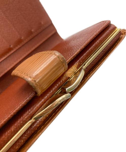 LOUIS VUITTON（ルイ ヴィトン）LOUIS VUITTON (ルイ ヴィトン) ポルトフォイユ・ヴィエノワ/がま口財布 ブラウンの古着・服飾アイテム