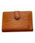 LOUIS VUITTON（ルイ ヴィトン）の古着「ポルトフォイユ・ヴィエノワ/がま口財布」｜ブラウン