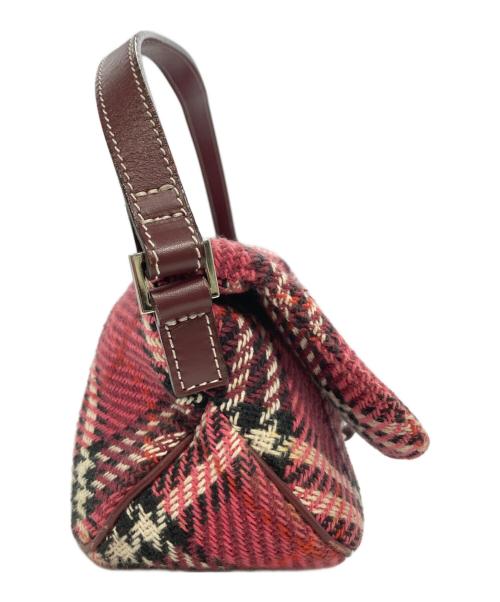BURBERRY BLUE LABEL（バーバリーロンドンブルーレーベル）BURBERRY BLUE LABEL (バーバリーロンドンブルーレーベル) チェック柄ワンショルダーバッグ ピンクの古着・服飾アイテム