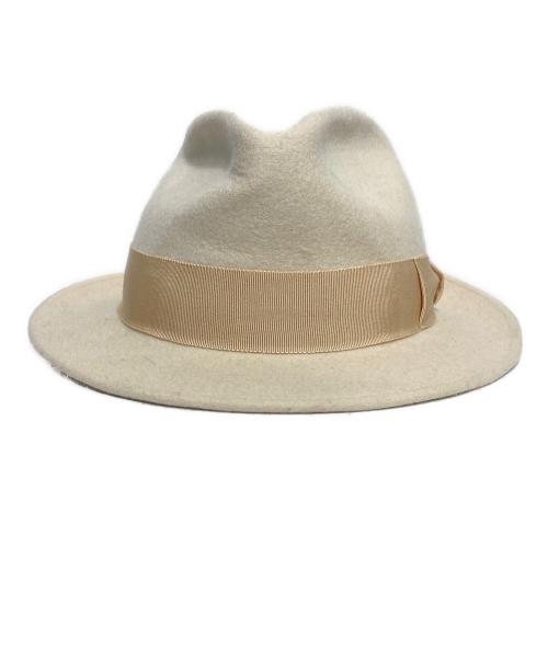 KNOX（ノックス）KNOX (ノックス) ウール中折れハット ベージュの古着・服飾アイテム