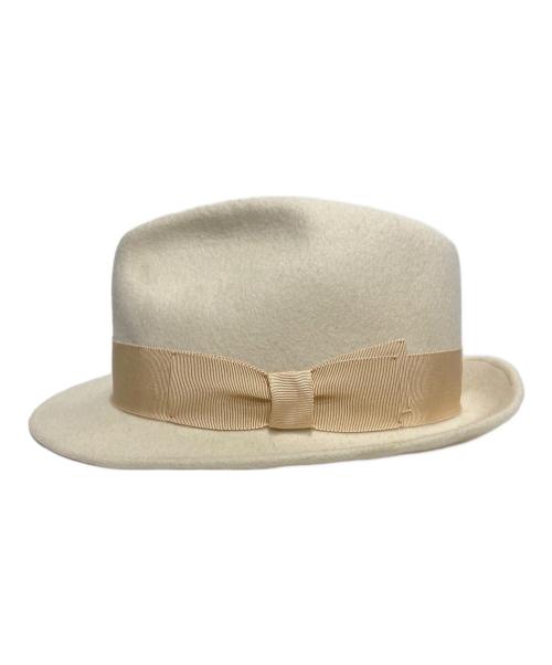KNOX（ノックス）KNOX (ノックス) ウール中折れハット ベージュの古着・服飾アイテム