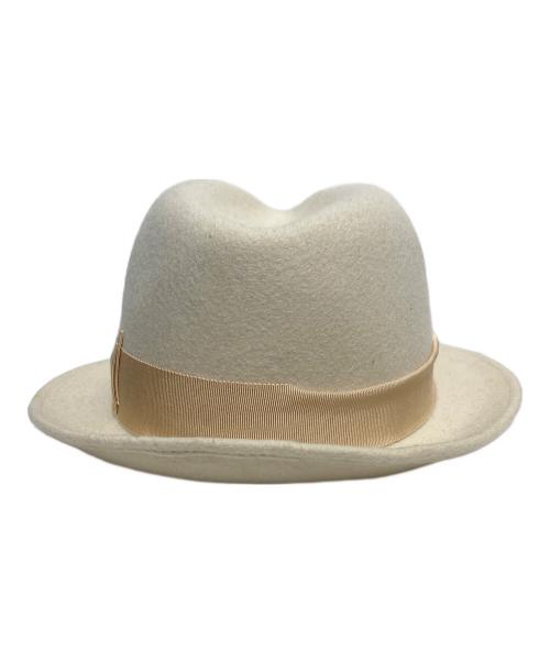 KNOX（ノックス）KNOX (ノックス) ウール中折れハット ベージュの古着・服飾アイテム