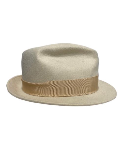 KNOX（ノックス）KNOX (ノックス) ウール中折れハット ベージュの古着・服飾アイテム