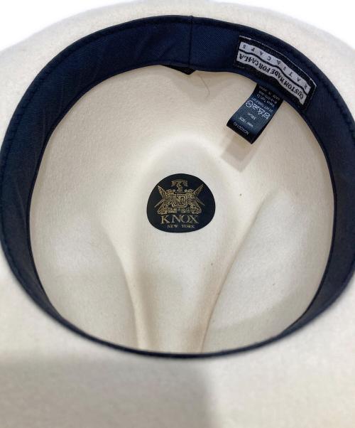 KNOX（ノックス）KNOX (ノックス) ウール中折れハット ベージュの古着・服飾アイテム