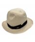 BORSALINO（ボルサリーノ）の古着「ペーパーハット」｜ベージュ