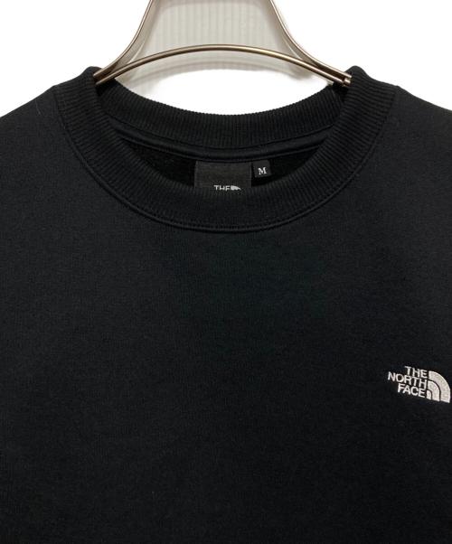 THE NORTH FACE（ザ ノース フェイス）THE NORTH FACE (ザ ノース フェイス) スモールロゴヘザースウェットクルー ブラック サイズ:Mの古着・服飾アイテム