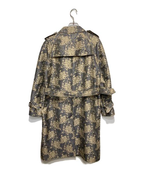 Aquascutum（アクアスキュータム）Aquascutum (アクアスキュータム) ステンカラーコート ベージュ×ネイビー サイズ:8の古着・服飾アイテム