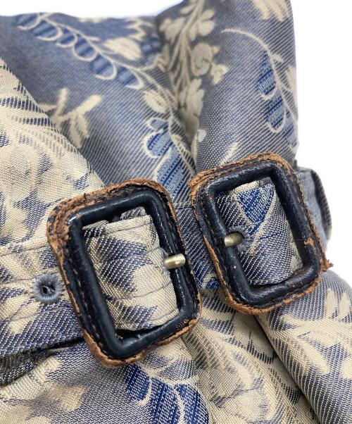 Aquascutum（アクアスキュータム）Aquascutum (アクアスキュータム) ステンカラーコート ベージュ×ネイビー サイズ:8の古着・服飾アイテム