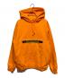 Supreme（シュプリーム）の古着「Zip Pouch Hooded Sweatshirt/スウェットパーカー」｜オレンジ