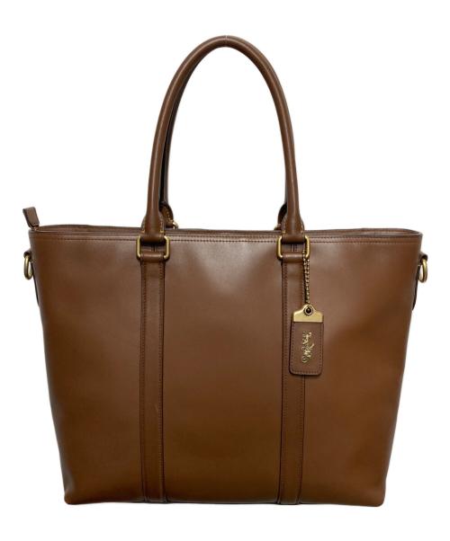 COACH（コーチ）COACH (コーチ) メトロポリタントートバッグ ブラウンの古着・服飾アイテム
