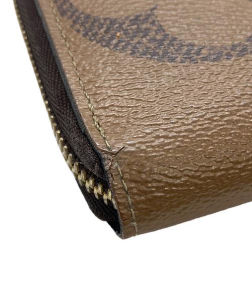 LOUIS VUITTON（ルイ ヴィトン）LOUIS VUITTON (ルイ ヴィトン) ラウンドジップウォレット ブラウンの古着・服飾アイテム