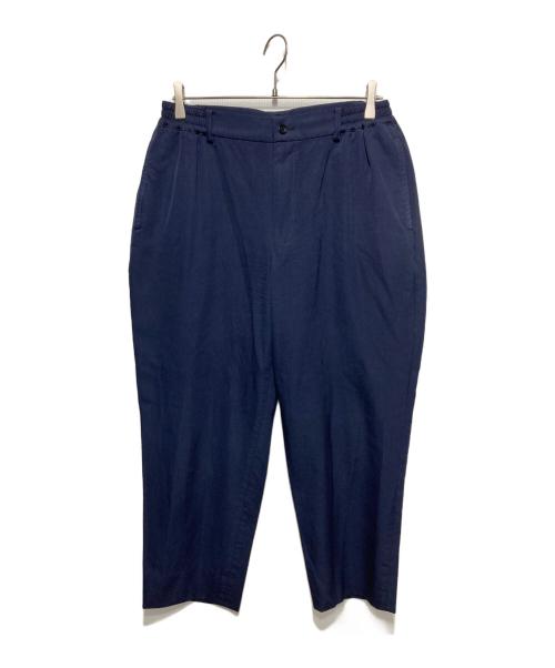 COMME des GARCONS HOMME DEUX（コムデギャルソン オム ドゥ）COMME des GARCONS HOMME DEUX (コムデギャルソン オム ドゥ) 製品染めウールギャバパンツ ネイビー サイズ:Lの古着・服飾アイテム