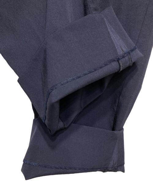 COMME des GARCONS HOMME DEUX（コムデギャルソン オム ドゥ）COMME des GARCONS HOMME DEUX (コムデギャルソン オム ドゥ) 製品染めウールギャバパンツ ネイビー サイズ:Lの古着・服飾アイテム