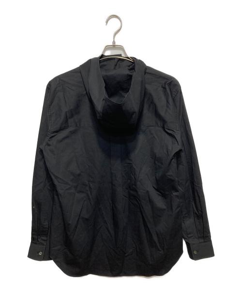 COMME des GARCONS HOMME DEUX（コムデギャルソン オム ドゥ）COMME des GARCONS HOMME DEUX (コムデギャルソン オム ドゥ) フーデッドシャツ ブラック サイズ:Lの古着・服飾アイテム