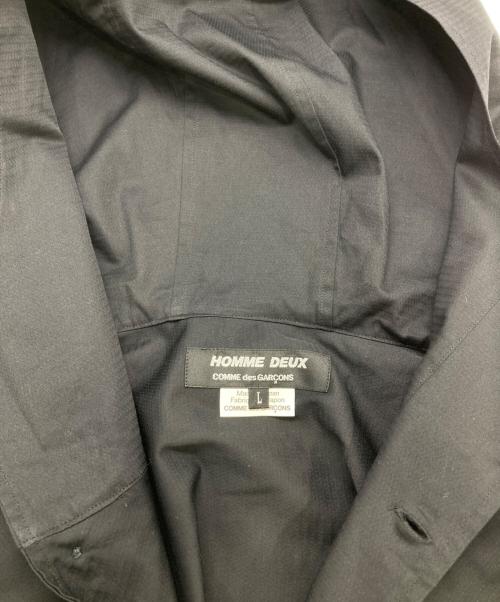 COMME des GARCONS HOMME DEUX（コムデギャルソン オム ドゥ）COMME des GARCONS HOMME DEUX (コムデギャルソン オム ドゥ) フーデッドシャツ ブラック サイズ:Lの古着・服飾アイテム