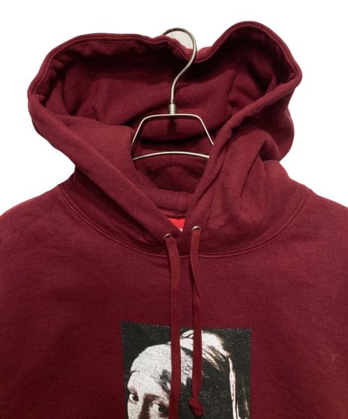 SUPREME（シュプリーム）Supreme (シュプリーム) PEARL HOODED SWEATSHIRT/スウェットパーカー レッド サイズ:Mの古着・服飾アイテム