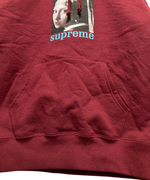 SUPREME（シュプリーム）Supreme (シュプリーム) PEARL HOODED SWEATSHIRT/スウェットパーカー レッド サイズ:Mの古着・服飾アイテム