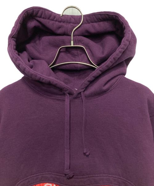 SUPREME（シュプリーム）SUPREME (シュプリーム) ZIP POUCH HOODED SWEATSHIRT/スウェットパーカー パープル サイズ:Mの古着・服飾アイテム