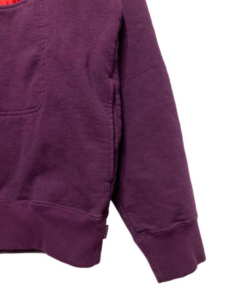 SUPREME（シュプリーム）SUPREME (シュプリーム) ZIP POUCH HOODED SWEATSHIRT/スウェットパーカー パープル サイズ:Mの古着・服飾アイテム