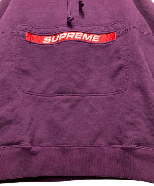 SUPREME（シュプリーム）SUPREME (シュプリーム) ZIP POUCH HOODED SWEATSHIRT/スウェットパーカー パープル サイズ:Mの古着・服飾アイテム