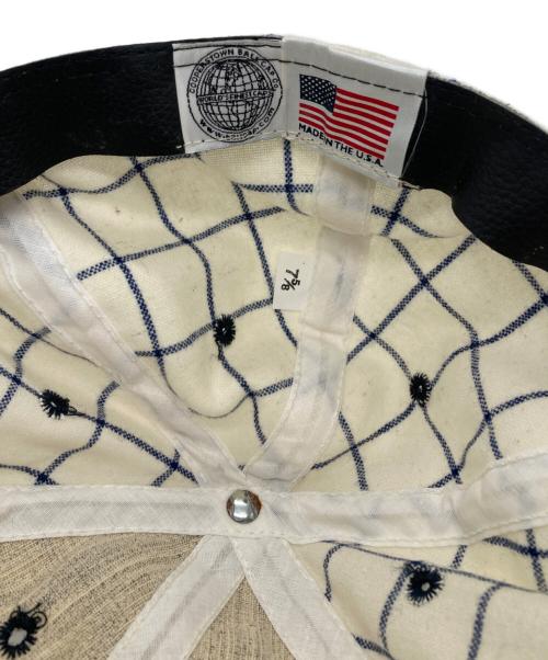 COOPERSTOWN BALL CAP（クーパーズタウンボールキャップ）COOPERSTOWN BALL CAP (クーパーズタウンボールキャップ) キャップ アイボリー×ブラックの古着・服飾アイテム