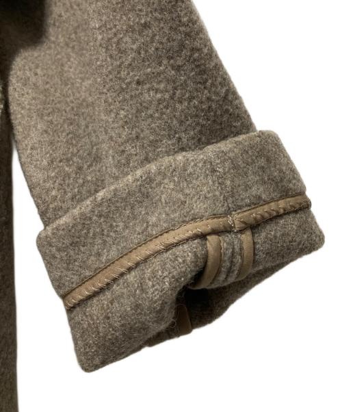 DANTON（ダントン）DANTON (ダントン) WOOL LIGHT PILE COLLARLESS JACKET/パイルジャケット ベージュ サイズ:34の古着・服飾アイテム