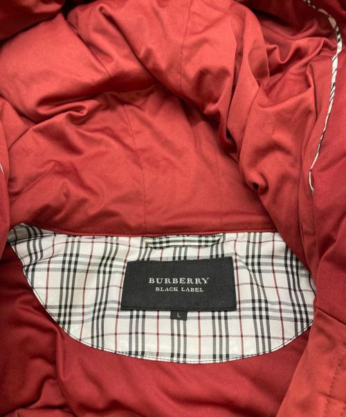 BURBERRY BLACK LABEL（バーバリーブラックレーベル）BURBERRY BLACK LABEL (バーバリーブラックレーベル) ダウンジャケット レッド サイズ:Lの古着・服飾アイテム