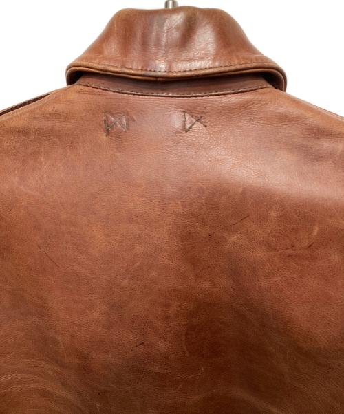 US ARMY（ユーエスアーミー）US ARMY (ユーエスアーミー) A-2レザーフライトジャケット ブラウン サイズ:36の古着・服飾アイテム