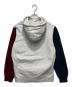 SUPREME (シュプリーム) Color Blocked Arc Logo Hooded Sweatshirt グレー×ネイビー×ボルドー サイズ:M：12000円