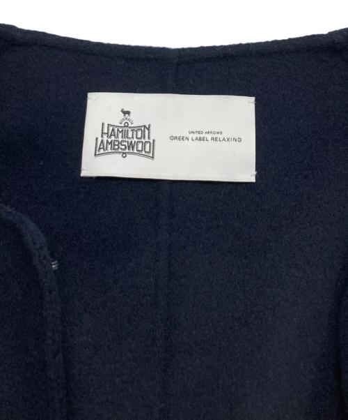 green label relaxing（グリーンレーベルリラクシング）green label relaxing (グリーンレーベルリラクシング) ハミルトン リバー ショート コート ネイビー サイズ:38の古着・服飾アイテム