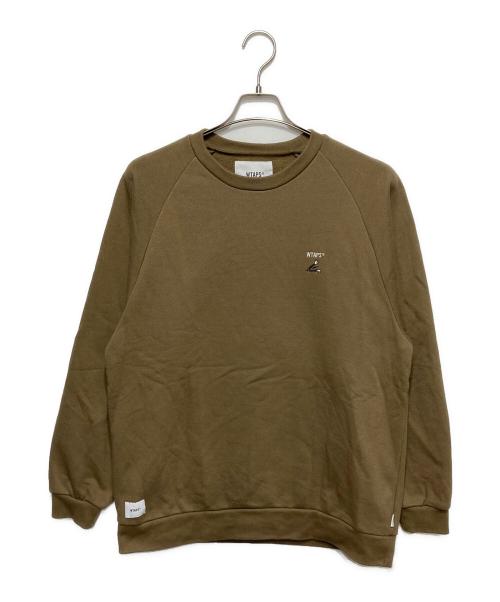 WTAPS（ダブルタップス）WTAPS (ダブルタップス) KULTUR SWEATSHIRT ブラウン サイズ:03の古着・服飾アイテム