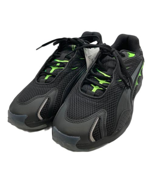 PUMA（プーマ）PUMA (プーマ) INHALE / インヘイル ブラック×グリーン サイズ:28.5cm 未使用品の古着・服飾アイテム