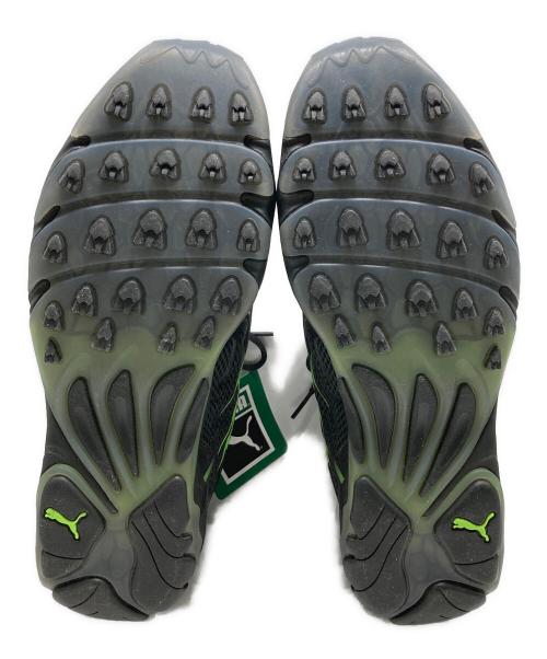 PUMA（プーマ）PUMA (プーマ) INHALE / インヘイル ブラック×グリーン サイズ:28.5cm 未使用品の古着・服飾アイテム