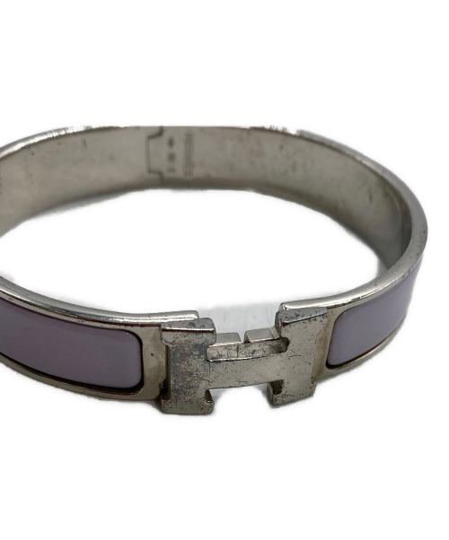 HERMES（エルメス）HERMES (エルメス) クリッククラックＨ PM パープルの古着・服飾アイテム